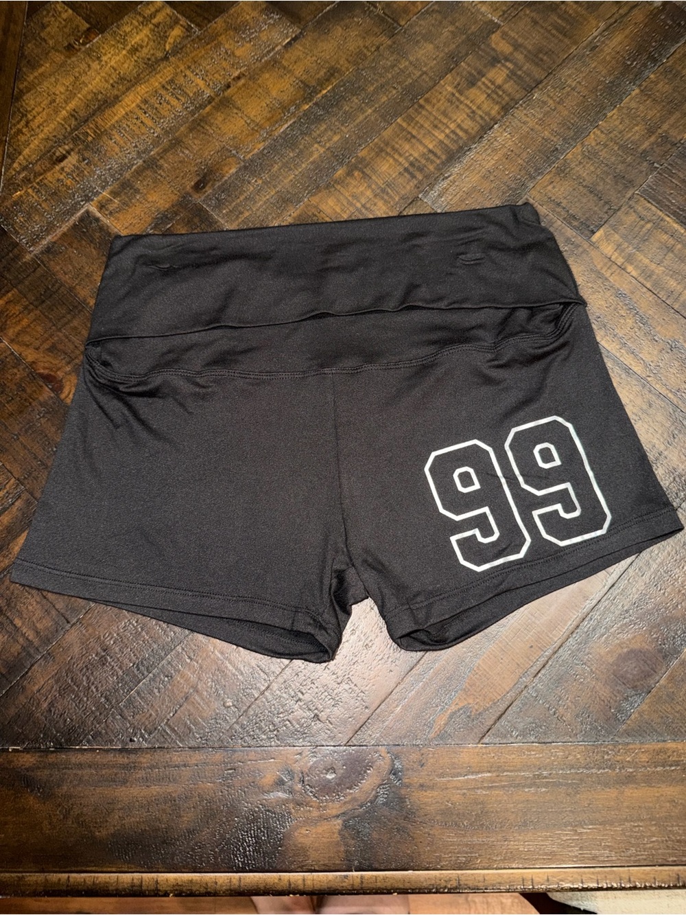 Baby phat Athletic Shorts with '99' Graphic